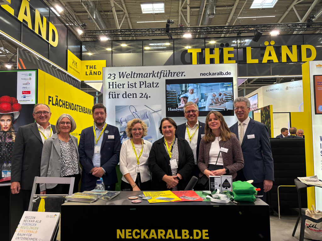 Der Stand der Standortagentur auf der Messe 2026